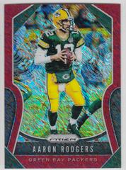 Aaron Rodgers [Red Shimmer] Football Cards 2019 Panini Prizm Prices