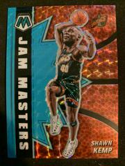 Shawn Kemp [Blue Fluorescent] #15 Basketball Cards 2020 Panini Mosaic Jam Masters Prices