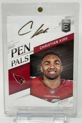 Christian Kirk [Gold Ink] Football Cards 2018 Donruss Elite Pen Pals Prices