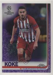 Koke [Purple Refractor] #44 Soccer Cards 2018 Topps Chrome UEFA Champions League Prices