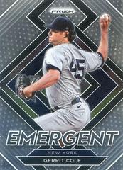 Gerrit Cole #E-5 Baseball Cards 2022 Panini Prizm Emergent Prices