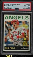 Mike Trout [At Bat] Baseball Cards 2013 Topps Heritage Prices