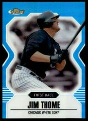 Jim Thome #39 Baseball Cards 2007 Finest Prices