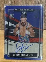Bron Breakker [Blue] Wrestling Cards 2022 Panini Impeccable WWE Stainless Stars Autographs Prices