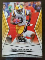 Odell Beckham Jr. [Gold] #44 Football Cards 2014 Leaf Draft Prices