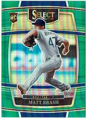 Matt Brash [Green Prizm] #1 Baseball Cards 2022 Panini Select Prices