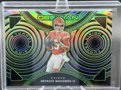 Patrick Mahomes II [Green Electric Etch] #16 Football Cards 2023 Panini Obsidian Tunnel Vision Prices