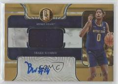 Blake Wesley Basketball Cards 2022 Panini Chronicles Draft Picks Gold Standard Rookie Jersey Autograph Prices