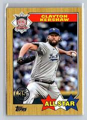 Clayton Kershaw Baseball Cards 2022 Topps 1987 All Stars Prices