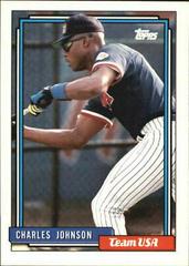 Charles Johnson #56T Baseball Cards 1992 Topps Traded Prices