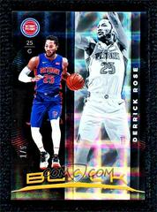 Derrick Rose [Holo Gold] #17 Basketball Cards 2019 Panini Black Prices