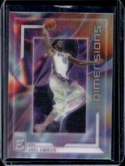 Joel Embiid #15 Basketball Cards 2023 Donruss Elite Dimensions Prices