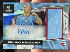Erling Haaland Soccer Cards 2022 Topps UEFA Superstars Chrome Autographs Prices