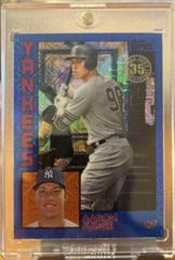Aaron Judge [Batting Blue Refractor] Baseball Cards 2019 Topps Chrome Prices