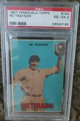 Pie Traynor #144 Baseball Cards 1967 Venezuela Topps Prices