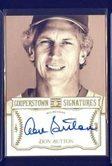 Don Sutton #HOF-DST Baseball Cards 2013 Panini Cooperstown Signatures Prices