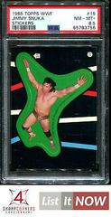 Jimmy Snuka #15 Wrestling Cards 1985 Topps WWF Stickers Prices