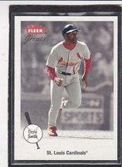 Ozzie Smith #79 Baseball Cards 2002 Fleer Greats Prices