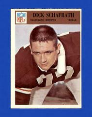 Dick Schafrath #50 Football Cards 1966 Philadelphia Prices