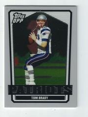 Tom Brady [Chrome Silver] Football Cards 2007 Topps Draft Picks & Prospects Prices