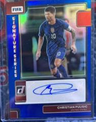 Christian Pulisic [Blue] Soccer Cards 2022 Panini Donruss Signature Series Prices