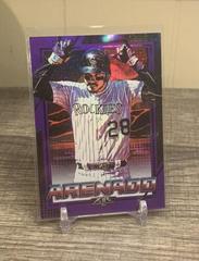 Nolan Arenado [Purple] Baseball Cards 2020 Topps Fire Prices