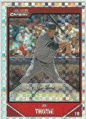 Jim Thome [Xfractor] #187 Baseball Cards 2007 Bowman Chrome Prices
