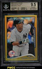 Derek Jeter [Gold Refractor] #56 Baseball Cards 2014 Topps Chrome Prices