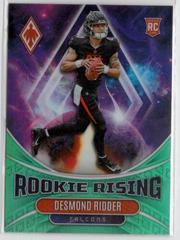Desmond Ridder [Teal] Football Cards 2022 Panini Phoenix Rookie Rising Prices