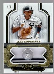 Alex Rodriguez #T1UB-AR Baseball Cards 2023 Topps Tier One Uniform Button Relics Prices