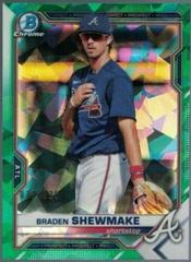 Braden Shewmake [Green] #BCP-162 Baseball Cards 2021 Bowman Chrome Sapphire Prospects Prices