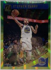 Stephen Curry [Green, Yellow Laser] Basketball Cards 2018 Panini Donruss Prices