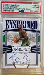 Kevin Garnett [Blue] #3 Basketball Cards 2022 Panini Flawless Enshrined Signature Prices