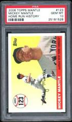 Mickey Mantle #123 Baseball Cards 2006 Topps Mantle Home Run History Prices