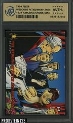 The Wedding of Peter and Mary Jane Marvel 1994 Fleer Amazing Spider-Man Prices