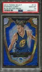 Stephen Curry [Blue, Silver Prizm] #113 Basketball Cards 2014 Panini Select Prices