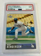 Rickey Henderson [Glossy] #188 Baseball Cards 2004 Upper Deck Prices