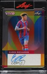 Chris Richards [Gray] Soccer Cards 2022 Leaf Vivid Autographs Prices