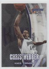 Chris Webber Basketball Cards 2000 Fleer Game Time Prices