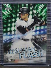 Isan Diaz [Green Refractor] #FF-14 Baseball Cards 2020 Topps Chrome Freshman Flash Prices