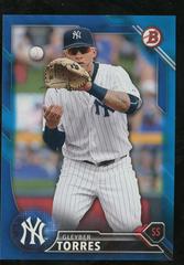 Gleyber Torres [Blue] #BD-160 Baseball Cards 2016 Bowman Draft Prices