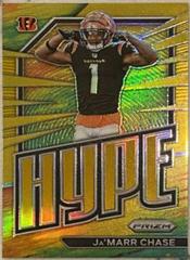 Ja'Marr Chase [Gold] #H-6 Football Cards 2022 Panini Prizm Hype Prices