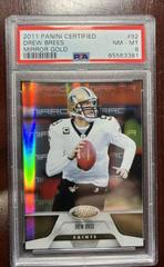 Drew Brees [Mirror Gold] Football Cards 2011 Panini Certified Prices