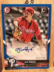 JoJo Romero [Blue] Baseball Cards 2018 Bowman Paper Prospects Autographs Prices