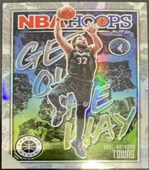 Karl Anthony Towns [Holo] Basketball Cards 2019 Panini Hoops Premium Stock Get Out The Way Prices