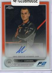 Amaury Cordeel [Orange] #CAC-AC Racing Cards 2022 Topps Chrome Formula 1 Autographs Prices