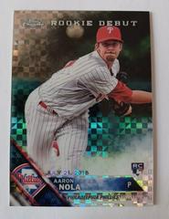 Aaron Nola [Xfractor] Baseball Cards 2016 Topps Chrome Update Prices
