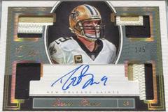 Drew Brees [Quad Patch Autograph Gold] #120 Football Cards 2018 Panini One Prices