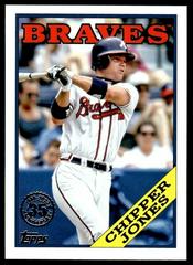 Chipper Jones Baseball Cards 2023 Topps Silver Pack 1988 35th Anniversary Prices