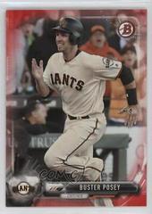 Buster Posey [Red] #15 Baseball Cards 2017 Bowman Prices